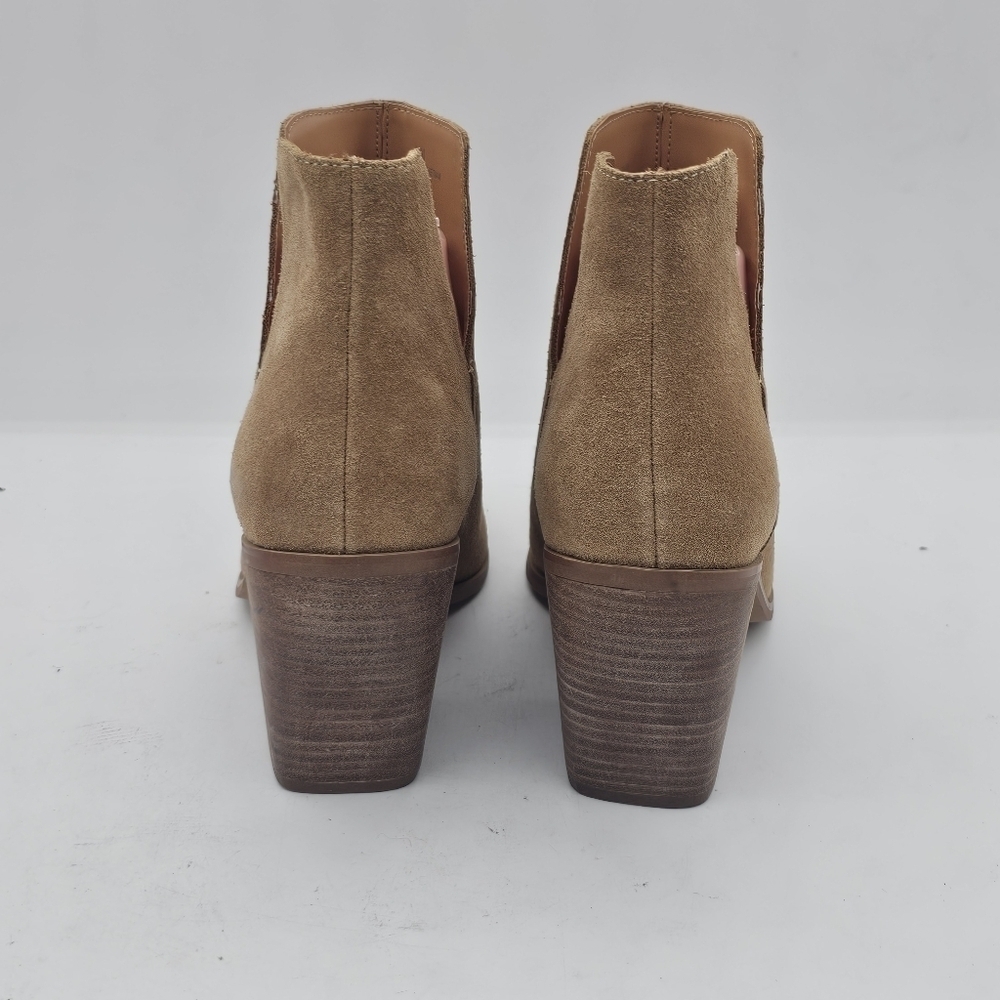 Lisa Vicky Kicky Split Suede Ankle Boots Tan Camel Size 11 - Picture 4 of 12